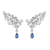 14kt White Gold Ocean Drop Earrings (7 Ct. Tw.) front image