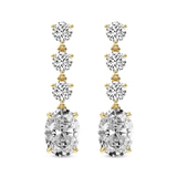10kt Yellow Gold Elysium Fashion Lab Diamond Dangle Earrings (1 Ct. Tw.) front image