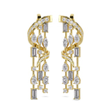 10kt Yellow Gold Chandelier Dangling Earrings (7 Ct. Tw.) front image