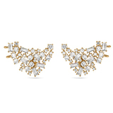 14ct Yellow Gold The Cluster Earrings (10 Ct. Tw.) front image
