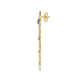 14ct Yellow Gold The Ripple Earrings (6 Ct. Tw.) left