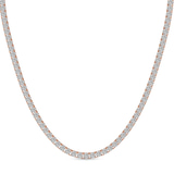 14kt Rose Gold Naomi Round Lab Diamond Tennis Necklace (5 Ct. Tw.) front image