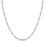 9ct White Gold Multi-Shape Lab Diamond Tennis Necklace (15 Ct. Tw.) front image