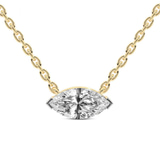 14kt Yellow Gold Christina Marquise Lab Diamond Solitaire Necklace (1 Ct. Tw.) front image