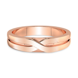 10kt Rose Gold Ardor X Men's Band front image