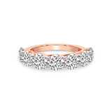 14kt Rose Gold Leandra Round Lab Diamond Anniversary Band (4 Ct. Tw.) front image