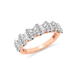 9ct Rose Gold Maura Oval Lab Diamond Anniversary Band (1 Ct. Tw.) right