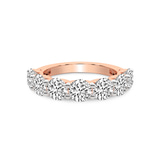 10kt Rose Gold Raquel Round Lab Diamond Anniversary Band (5 Ct. Tw.) front image