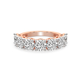 14kt Rose Gold Adela Round Lab Diamond Anniversary Band (2 Ct. Tw.) front image