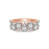 10kt Rose Gold Juana Pear Lab Diamond Anniversary Band (1 Ct. Tw.) front image