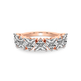 10kt Rose Gold Rafaela Heart Lab Diamond Anniversary Band (1 Ct. Tw.) front image