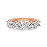 10kt Rose Gold Elowyn Round Lab Diamond Anniversary Band (1/2 Ct. Tw.) front image