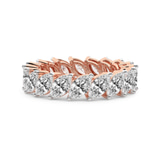 9ct Rose Gold Milani Marquise Lab Diamond Eternity Ring (2 Ct. Tw.) front image