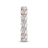 10kt Rose Gold Elysia Round Lab Diamond Eternity Ring (7 Ct. Tw.) standing product image one