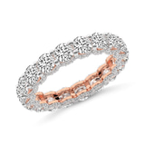 14kt Rose Gold Reona Round Lab Diamond Eternity Ring (2 Ct. Tw.) side right image one