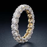 14kt Rose Gold Reona Round Lab Diamond Eternity Ring (2 Ct. Tw.) color product image two