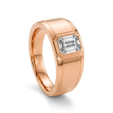 10kt Rose Gold Rian Men's Ring (1 Ct. Tw.) right