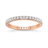 9ct Rose Gold Maya Wedding Band (1/2 Ct. Tw.) front image