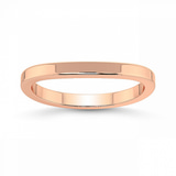 14kt Rose Gold Josi Wedding Band front image