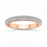 10kt Rose Gold Eve Wedding Band (3/8 Ct. Tw.) front image