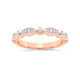 10kt Rose Gold Rosa Wedding Band (1/6 Ct. Tw.) front image