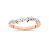 14ct Rose Gold Greta Wedding Band (1/5 Ct. Tw.) front image