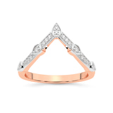 10kt Rose Gold Paxe Wedding Band (1/8 Ct. Tw.) front image