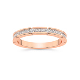 9ct Rose Gold Aurlie Wedding Band (1/4 Ct. Tw.) front image