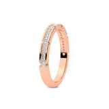 9ct Rose Gold Aurlie Wedding Band (1/4 Ct. Tw.) left