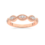 10kt Rose Gold Floriane Wedding Band (1/4 Ct. Tw.) front image