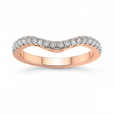 14kt Rose Gold Ari Wedding Band (1/4 Ct. Tw.) front image