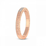9ct Rose Gold Nell Wedding Band (1/10 Ct. Tw.) left