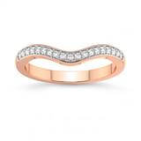14ct Rose Gold Oona Wedding Band (1/6 Ct. Tw.) front image