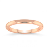 10kt Rose Gold Lia Classic Wedding Band front image