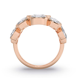 9ct Rose Gold In The Spotlight Cocktail Ring (5 Ct. Tw.) left