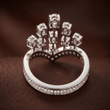 9ct Rose Gold Wear Your Crown Cocktail Ring (1 3/4 Ct. Tw.) color product image two