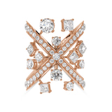 9ct Rose Gold Smile for the Camera Cocktail Ring (4 Ct. Tw.) left