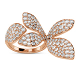 9ct Rose Gold The Floral Hug Cocktail Ring (4 1/2 Ct. Tw.) right