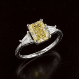 18kt Rose Gold A Summer's Day Colored Lab Diamond Ring (4 Ct. Tw.) color product image two