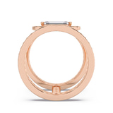 9ct Rose Gold The Diamond Trophy Cocktail Ring (1 3/4 Ct. Tw.) left