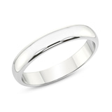 10kt White Gold Heritage Men's Band left