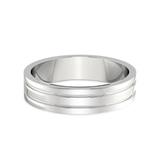 14ct White Gold Passion Blend Men's Band front image