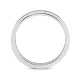 9ct White Gold Infinite Layer Men's Band right
