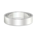 10kt White Gold Beau Classic Men's Band front image