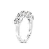 Platinum Valentina Round Lab Diamond Anniversary Band (4 Ct. Tw.) standing product image one