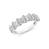 9ct White Gold Maura Oval Lab Diamond Anniversary Band (1 Ct. Tw.) right