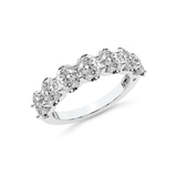 14kt White Gold Yolanda Oval Lab Diamond Anniversary Band (5 Ct. Tw.) right