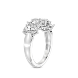 9ct White Gold Blakely Pear Lab Diamond Anniversary Band (2 Ct. Tw.) standing product image one
