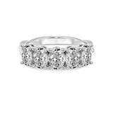 14kt White Gold Serafina Oval Lab Diamond Anniversary Band (1/2 Ct. Tw.) front image