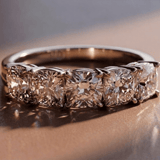 14kt White Gold Cassia Cushion Lab Diamond Anniversary Band (1/2 Ct. Tw.) color product image one
